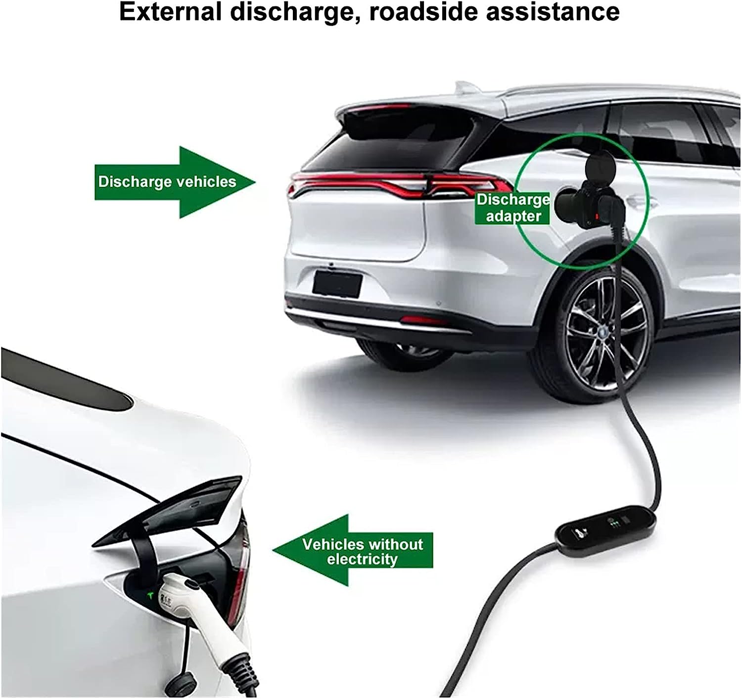 Elektrofahrzeug-Entladungsadapter, Typ2 auf AC-Steckdose, Fahrzeug zu Last  (V2L) Adapter Kompatibel mit Hyundai & Kia - Betreten Sie die Welt der  Elektrofahrzeuge mit Ihnen